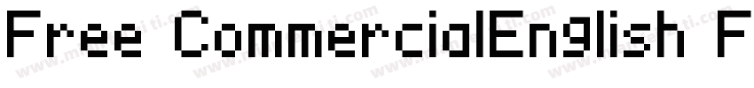 Free CommercialEnglish Font字体转换